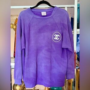 Purple Sweatshirt with logo